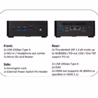 Immagine di Pc Desktop 16.00000 windows 11 pro intel core i5 512GB MSI CUBI NUC 1MG-263EU 9S6-B0B111-263