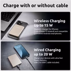 Immagine di Power bank INTENSO POWER BANK MAG SAFE Intenso MW 5000 mAh Ricarica W 7344021