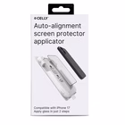 Immagine di Proteggi schermo full glass vetro temperato CELLY GLASSKIT - Self-aligning Applicator with Protectiv