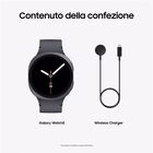 Immagine di Smartwatch 1,5" SAMSUNG GALAXY WATCH8 44MM BT BLACK SM-L330NDAAITV