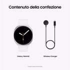 Immagine di Smartwatch 1,3" SAMSUNG GALAXY WATCH8 40MM BT SILVER SM-L320NZSAITV