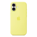 Immagine di Cover MagSafe in silicone colore giallo neon per iPhone 17