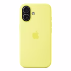 Immagine di Cover MagSafe in silicone colore giallo neon per iPhone 17