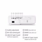 Immagine di Videoproiettore uhd 4K (3840x2160) 2.200 ansi lumen BENQ X500i 9H.JSC77.17E