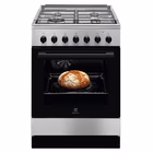 Immagine di Cucina con forno e piano cottura elettrici 57 litri Argento ELECTROLUX CUCINA GAS LKK620010X A 60CM