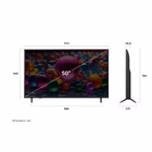 Immagine di Tv 50" 4K (3840x2160) LG ELECTRONICS 50 UA75 4K UHD PIEDINI LATERALI WEBOS25 50UA75006LA.API