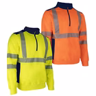 Immagine di Felpa mezza zip COVERGUARD FRISS colore giallo/blu taglia S