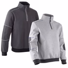 Immagine di Felpa tecnica COVERGUARD ORCKA colore grigio chiaro taglia S