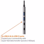 Immagine di 4in1 USB-C to USB-C & USB hub