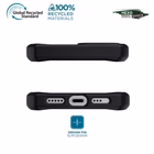 Immagine di Smarthphone plastica riciclata Nero MOBILIS Custodia SPECTRUM R Case per iPhone 16e MBL-066070