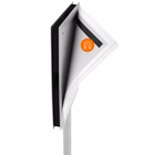 Immagine di Espositore da pavimento per esterno DURABLE 5029-58 INFO STAND OUTDOOR A3 colore grigio antracite