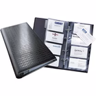 Immagine di Porta biglietti da visita ad anelli VISIFIX CENTIUM 200 cm 14,5x25,5 per 200 biglietti f.to mm 90x57