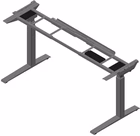 Immagine di Solo base scrivania regolabile in altezza FELLOWES Levado colore struttura argento