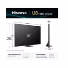 Immagine di Tv 75" 4K (3840x2160) HISENSE 75 U8Q MINI LED 4K UHD SMART VIDAA REFRESH RATE 16 75U8Q