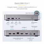 Immagine di Usb4 docking station, dual 4K