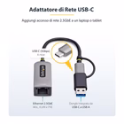 Immagine di Adattatore di rete STARTECH Startech Low Value U2GAUSBETHERNET