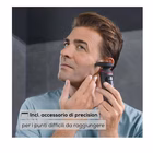 Immagine di Rasoio a tre testine batteria ricaricabile Nero BEURER MN8X