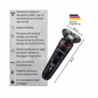 Immagine di Rasoio a tre testine batteria ricaricabile Nero BEURER MN8X