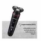 Immagine di Rasoio a tre testine batteria ricaricabile Nero BEURER MN8X