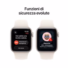 Immagine di Apple Watch SE 3 GPS Cassa 40 mm in alluminio galassia cinturino Sport galassia - S/M