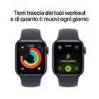 Immagine di Apple Watch SE 3 GPS Cassa 40 mm in alluminio mezzanotte cinturino Sport mezzanotte - S/M