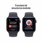 Immagine di Apple Watch SE 3 GPS Cassa 40 mm in alluminio mezzanotte cinturino Sport mezzanotte - S/M