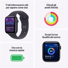 Immagine di Apple Watch SE 3 GPS+Cellular Cassa 44 mm in alluminio mezzanotte cinturino Sport mezzanotte - M/L