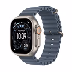 Immagine di Apple Watch Ultra 3 GPS+Cellular Cassa 49 mm in titanio naturale cinturino Ocean blu salmastro