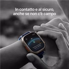 Immagine di Apple Watch Ultra 3 GPS+Cellular Cassa 49 mm in titanio naturale cinturino Ocean blu salmastro