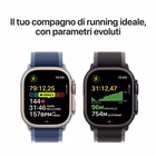 Immagine di Apple Watch Ultra 3 GPS+Cellular Cassa 49 mm in titanio naturale cinturino Ocean blu salmastro