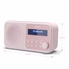 Immagine di Radio portatile digitale tokio rosa