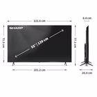 Immagine di Tv 55" 4K (3840x2160) SHARP 55 UHD 4K Google TV 55HL4265E