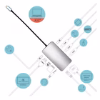 Immagine di USB-C metal nano dock hdmi/vga with lan