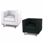 Immagine di Poltrona HALL in ecopelle bianco