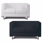 Immagine di Divano 2 posti HALL in ecopelle bianco