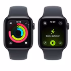 Immagine di Apple Watch SE 3 GPS Cassa 40 mm in alluminio mezzanotte cinturino Sport mezzanotte - M/L