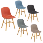 Immagine di Sedia PURE LOOP MONO RETRO str.nat. azzurro polver