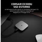 Immagine di Ssd esterni 2000GB USB 3.2 gen.2 type-c CORSAIR CSSD-EX300U2TB