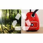 Immagine di Aspirapolvere a traino con sacco 700 w Rosso BOSCH BGB41PET1