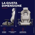 Immagine di Gxt723b ruya fabric chair beige