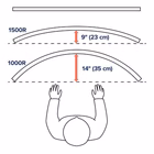 Immagine di Hx arm heavy duty pivot desk mount