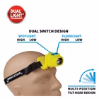 Immagine di Torcia led Atex DUAL LIGHT da testa e per elmetti