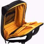 Immagine di Zaino portacomputer 16" Exactive antifurto in poliestere riciclato RPET colore nero