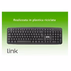Immagine di PRODOTTI BULK TASTIERA ITALIANA USB 108 TASTI COLORE NERO IN ECO LKTAST02R