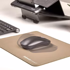 Immagine di Tappetino mouse FELLOWES Breyta XL con microban colore sabbia