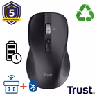 Immagine di TRUST MOUSE WIRELESS MULTICONNECT 2x BT + WL 2,4GHZ CON 25673