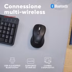Immagine di TRUST MOUSE WIRELESS MULTICONNECT 2x BT + WL 2,4GHZ CON 25673