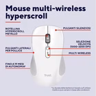 Immagine di TRUST MOUSE WIRELESS MULTICONNECT 2x BT + WL 2,4GHZ CON 25674