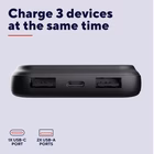 Immagine di Power bank TRUST POWERBANK 10.000MAH CARICA VELOCE - 2 USB 18W QC 25882TRS