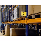 Immagine di Cartello da corsia adesivo DURABLE a bandiera A5 orizzontale colore trasparente